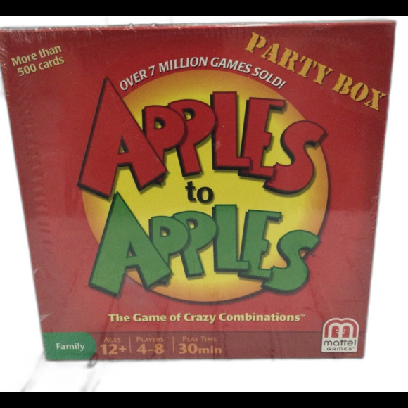 Mattel Games Apples to Apples the Game of Crazy Combinations Family Ages 12+ - Picture 3 of 7